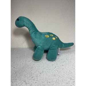 Prextex Brachiosaurus Dinosaur Plush Stuffed Animal Blue Green Spotted Long-Neck